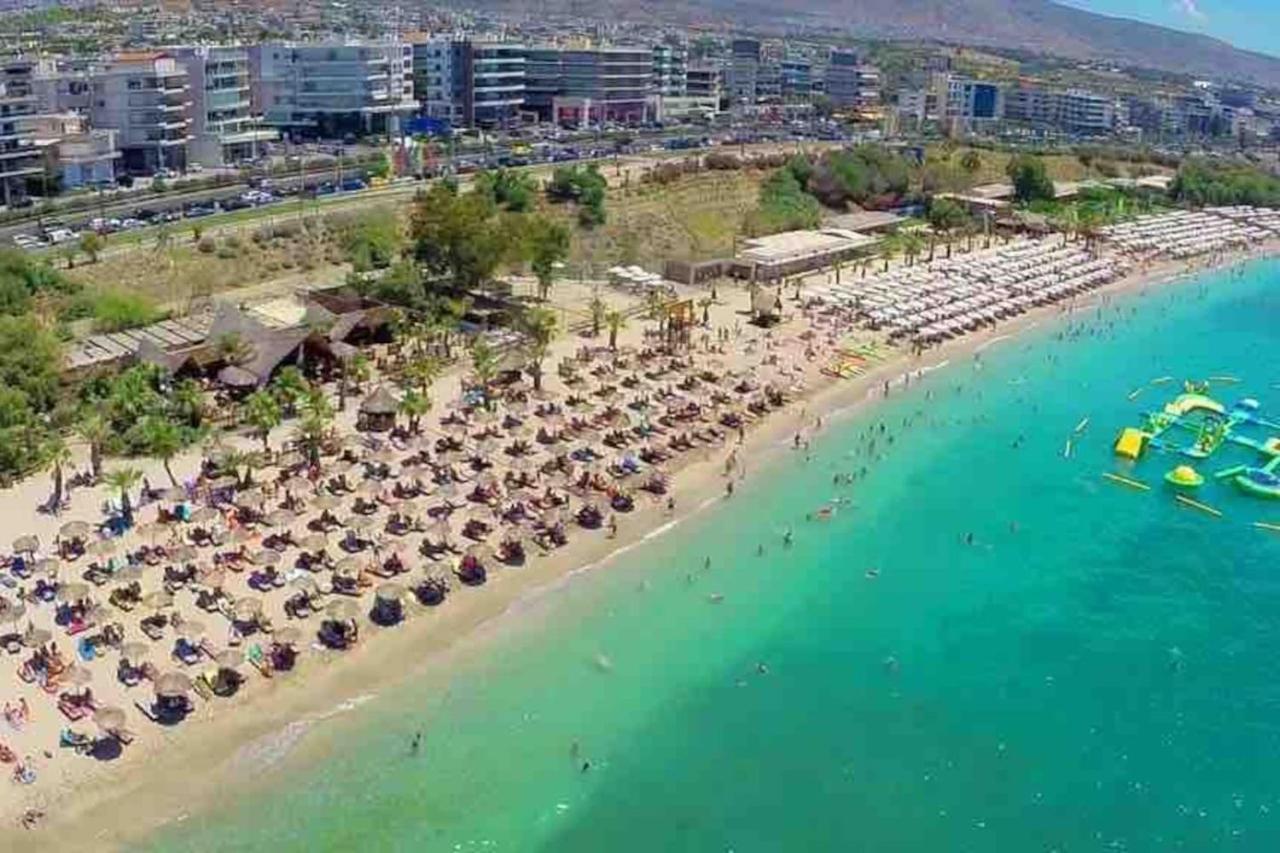 Paleo Faliro Athens Fully Equipped 2 Bedrooms 90 Sqm Big Apartment 200M To Free Beach Εξωτερικό φωτογραφία