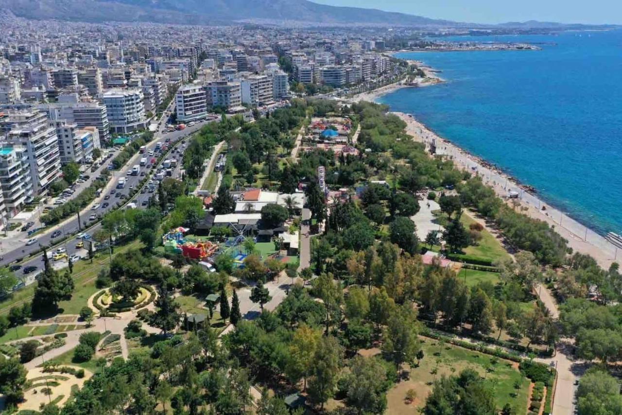 Paleo Faliro Athens Fully Equipped 2 Bedrooms 90 Sqm Big Apartment 200M To Free Beach Εξωτερικό φωτογραφία